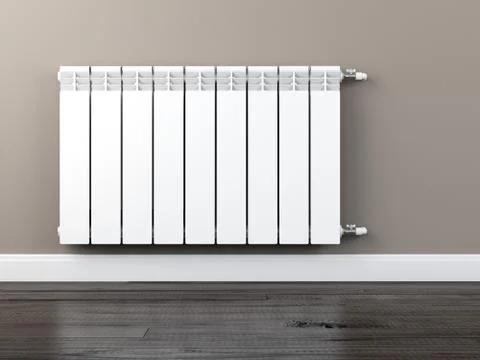 Central heating radiator Illustrazione stock