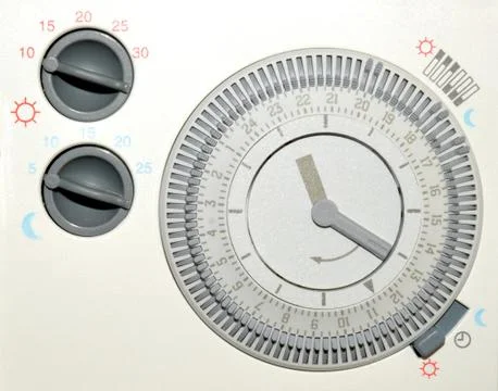 Central Heating Timer Foto stock