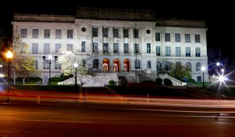 Central High School Building View Stock Photos