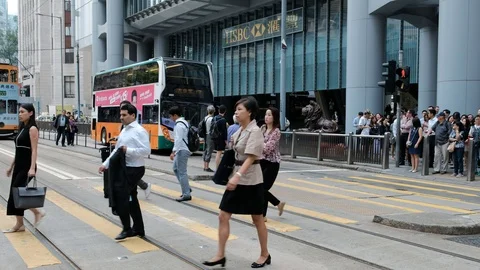 Central Hong Kong Stock Footage 116588663