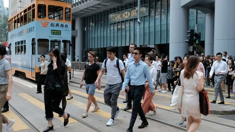 Central Hong Kong Stock Footage 116588671