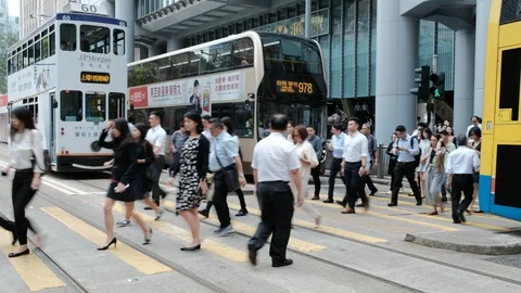 Central Hong Kong Stock Footage 116588695