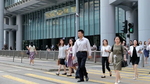 Central Hong Kong Stock Footage 116588697