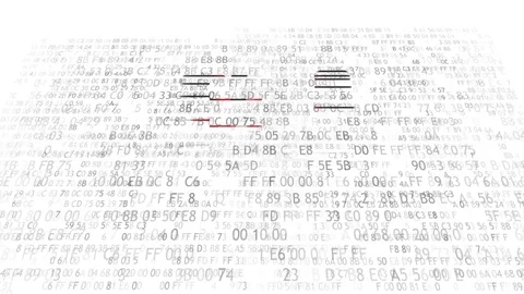 Central Intelligence Agency. Computer security under threat Video stock 73897063