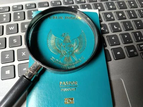 Central Java Indonesia 1 August 2026: Green Indonesian official travel doc Stock Photos