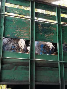 Central Java Indonesia 10 June 2026: truck carrying multiple drums filled Stock Photos