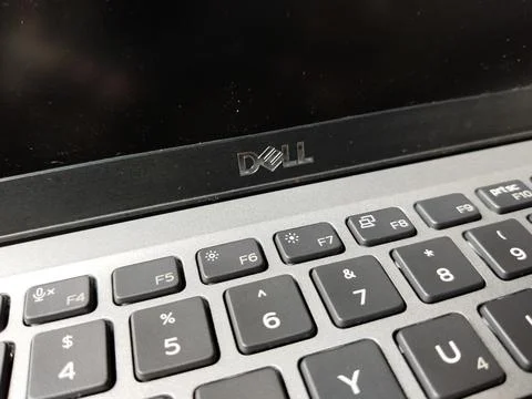 Central Java Indonesia 10 June 2026: Closeup view of a Dell laptop showcasing Stock Photos