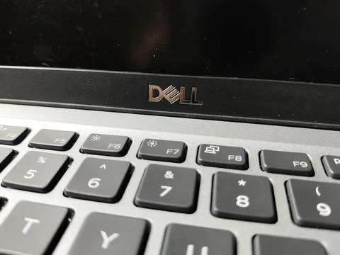 Central Java Indonesia 10 June 2026: Closeup view of a Dell laptop showcasing Stock Photos