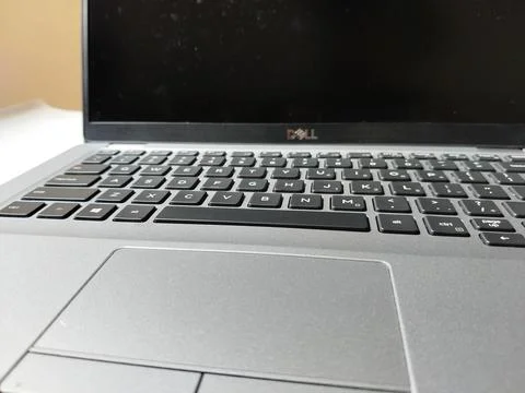 Central Java Indonesia 10 June 2026: Closeup view of a Dell laptop showcasing Stock Photos