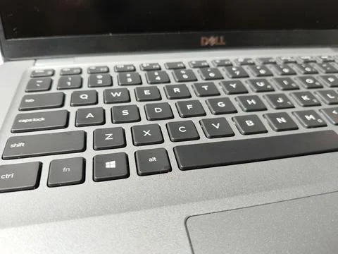 Central Java Indonesia 10 June 2026: Closeup view of a Dell laptop showcasing Stock Photos