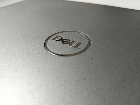 Central Java Indonesia 10 June 2026: Close-up of the Dell logo displayed on the  Stock Photos
