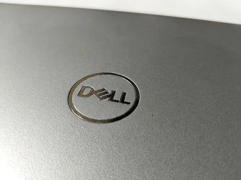 Central Java Indonesia 10 June 2026: Close-up of the Dell logo displayed on the  Stock Photos