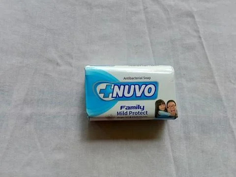 Central Java Indonesia 11 December 2022: a bar soaps, Nuvo. Фото