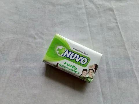 Central Java Indonesia 11 December 2022: a bar soaps, Nuvo. Фото