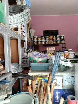 Central Java Indonesia 11 July 2026: A well-stocked building materials store Stock Photos