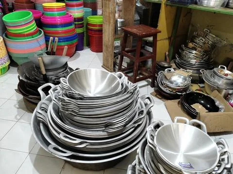 Central Java Indonesia 11 June 2026: A traditional household cookware etc. Stock-Fotos