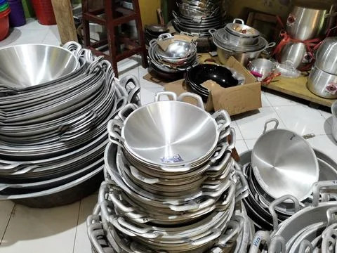 Central Java Indonesia 11 June 2026: A traditional household cookware etc. Stock Photos