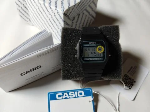 Central Java Indonesia 11 September 2026: Unboxing of a brand Casio Stock Photos