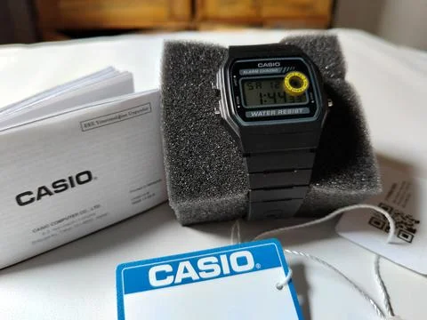 Central Java Indonesia 11 September 2026: Unboxing of a brand Casio Stock Photos