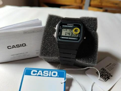 Central Java Indonesia 11 September 2026: Unboxing of a brand Casio Stock Photos