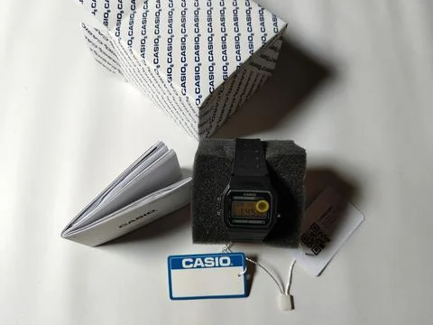 Central Java Indonesia 11 September 2026: Unboxing of a brand Casio Stock Photos