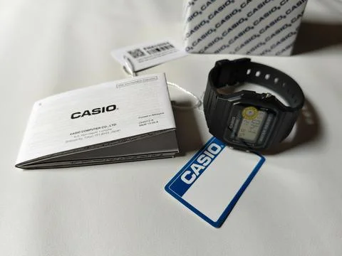 Central Java Indonesia 11 September 2026: Unboxing of a brand Casio Stock Photos