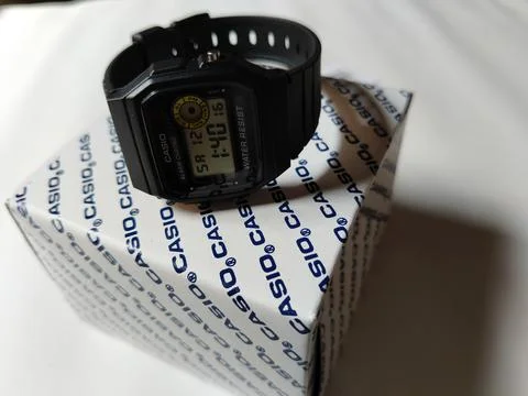 Central Java Indonesia 11 September 2026: Unboxing of a brand Casio Stock Photos