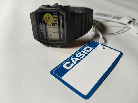 Central Java Indonesia 11 September 2026: Unboxing of a brand Casio Stock Photos