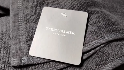 Central Java Indonesia 12 April 2026: Terry Palmer, premium towel . Vídeos de archivo 339085625