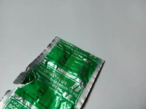 Central Java Indonesia, 12 Dec 2024: Medicine Hyoscine butylbromide, Paracetamol Фото