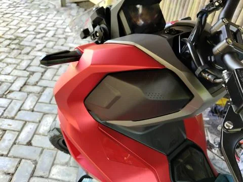Central Java Indonesia 12 June 2026: Modern Honda ADV scooter featuring aggressi Stock Photos