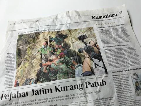 Central Java, Indonesia – 12 May 2026: Close-up view of an Indonesian-language Stock Photos