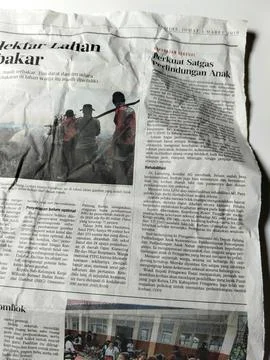 Central Java, Indonesia – 12 May 2026: Close-up view of an Indonesian-language  Stock-Fotos