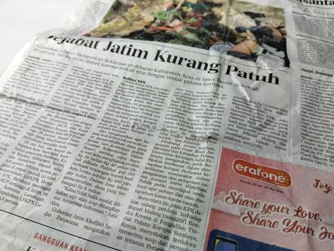 Central Java, Indonesia – 12 May 2026: Close-up view of an Indonesian-language n Stock Photos
