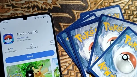 Central Java Indonesia 13 may 2026: Pokémon GO from Google Play and experience r Stock Footage 335695707