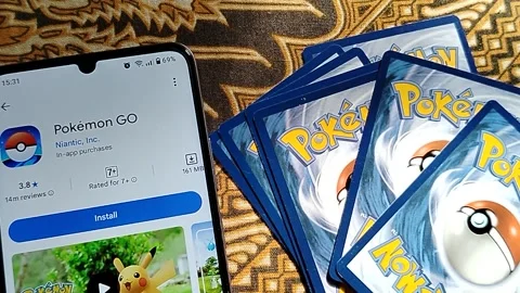 Central Java Indonesia 13 may 2026: Pokémon GO from Google Play and experience  Video stock 335695713