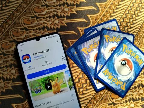 Central Java Indonesia 13 may 2026: Pokémon GO from Google Play and experience  Stock-Fotos