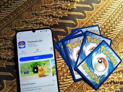 Central Java Indonesia 13 may 2026: Pokémon GO from Google Play and experience  Stock Photos