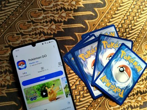 Central Java Indonesia 13 may 2026: Pokémon GO from Google Play and experience  Stock-Fotos