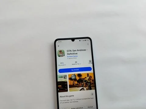 Central Java Indonesia 13 May 2026: Grand Theft Auto on Google Play 写真素材