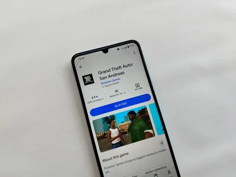 Central Java Indonesia 13 May 2026: Grand Theft Auto on Google Play 库存照片