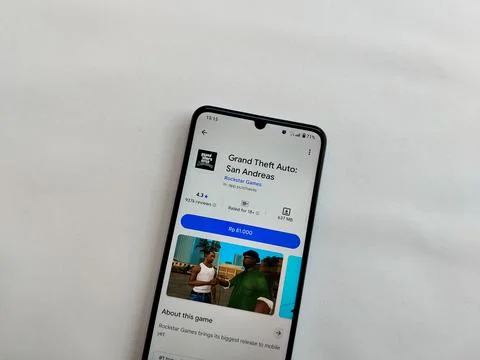 Central Java Indonesia 13 May 2026: Grand Theft Auto on Google Play Fotos de archivo