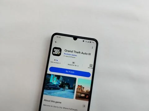 Central Java Indonesia 13 May 2026: Grand Theft Auto on Google Play 写真素材