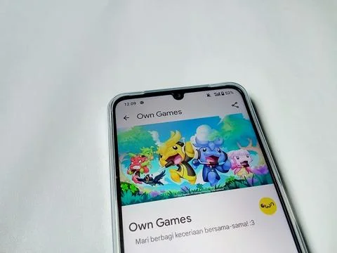 Central Java Indonesia 14 August 2025: dashboard on google play, Own Games  Stock Photos