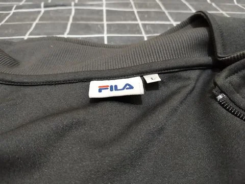 Central Java Indonesia 16 August 2026: Macro photography of a Fila inner neck  Stock-Fotos
