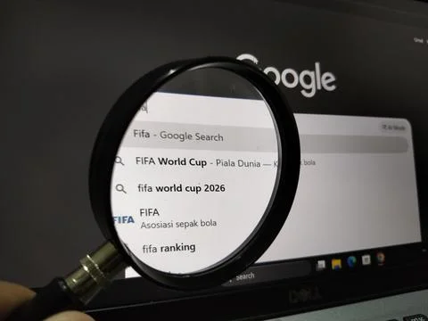 Central Java Indonesia 17 June 2026: People searching for FIFA-related keywords  Fotos Stock