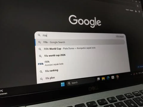 Central Java Indonesia 17 June 2026: People searching for FIFA-related keywords  Fotos Stock