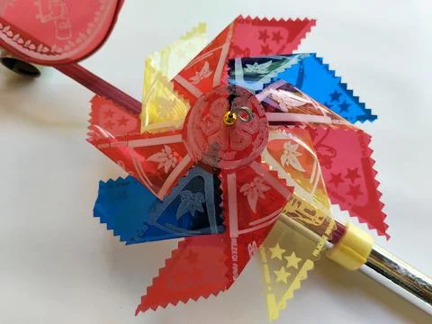 Central Java Indonesia 18 May 2026: Bright toy windmill designed for children Stock Photos