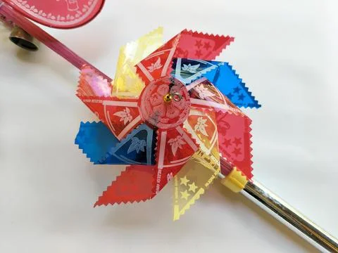Central Java Indonesia 18 May 2026: Bright toy windmill designed for children Stock Photos