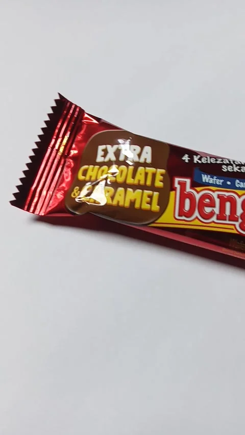  Central Java Indonesia 2 January 2025: wafer snack beng-beng Stock Footage 297042099